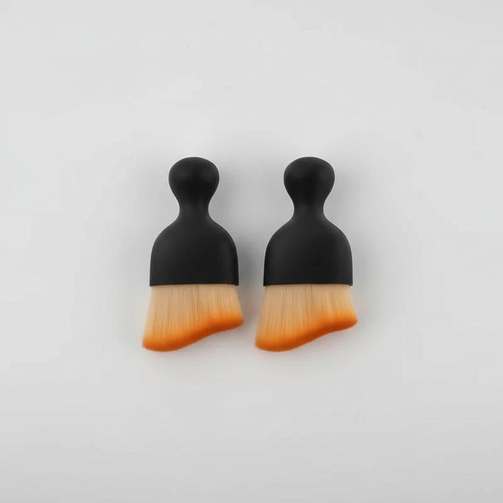 Car Vent Cleaning Soft Brush with Casing Car Interior Cleaning Tool Artificial Car Brush Crevice Dusting Detailing